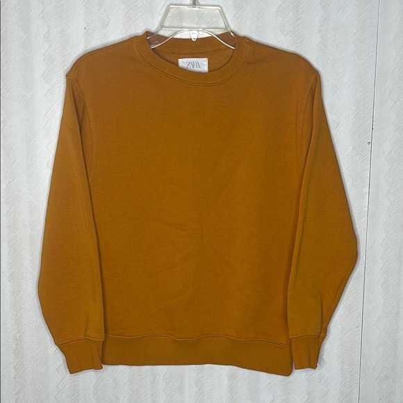 ❤️ 🆕 ZARA Mustard Boy Crewneck Size 12 - Picture 2 of 4